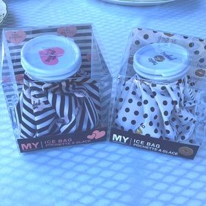 2 New in box reusable small Ice Bags! Can be used for hot or cold relief.